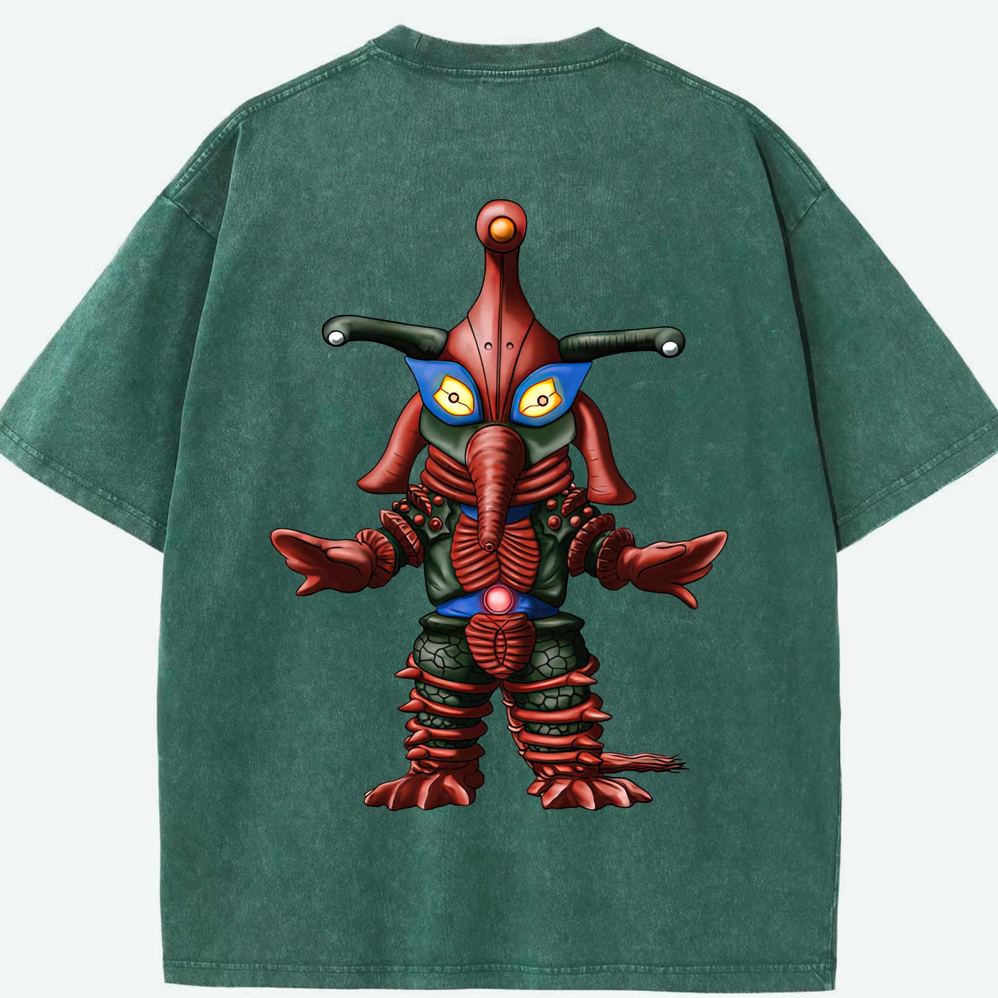 （画像用） ウルトラマン Ultraman 綿100% ヴィンテージ風 半袖Tシャツ（背面プリント）